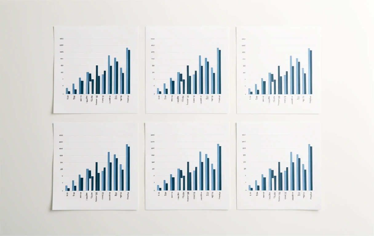 Market bar charts layout